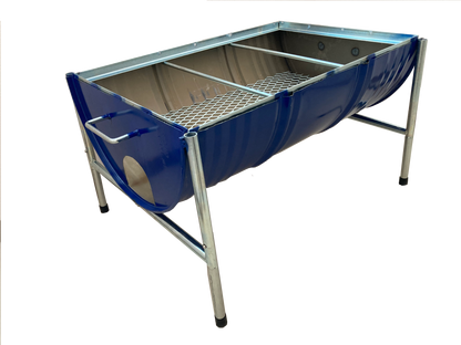 ドラム缶バーベキューコンロ 約　幅890×奥行620×高さ500~800mm 【1個】