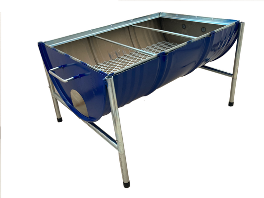 ドラム缶バーベキューコンロ 約　幅890×奥行620×高さ500~800mm 【1個】