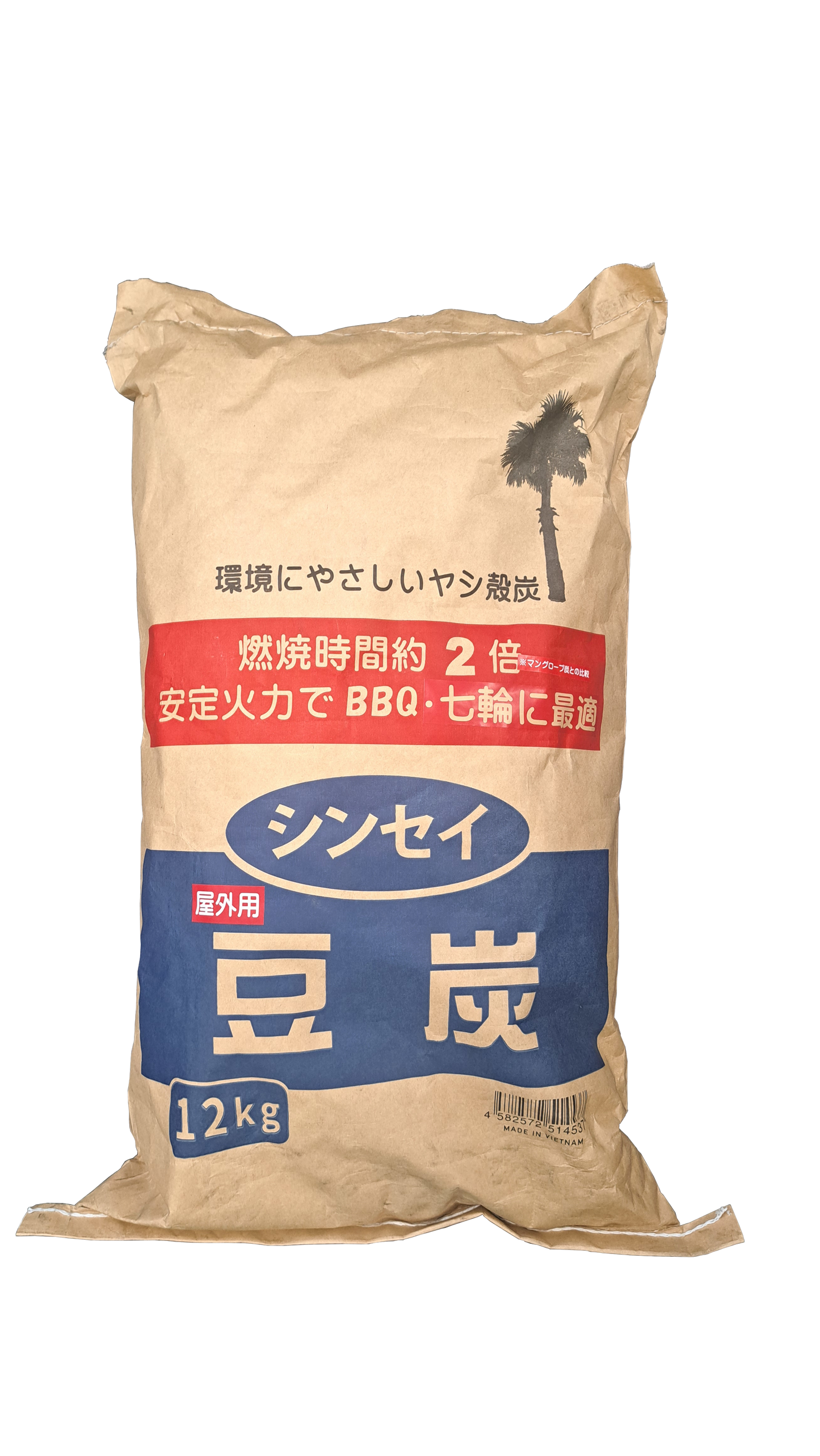 屋外BBQ用豆炭 内容量：12kg 【1個】